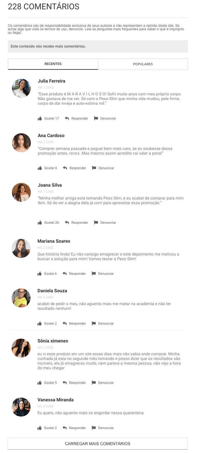 comentarios